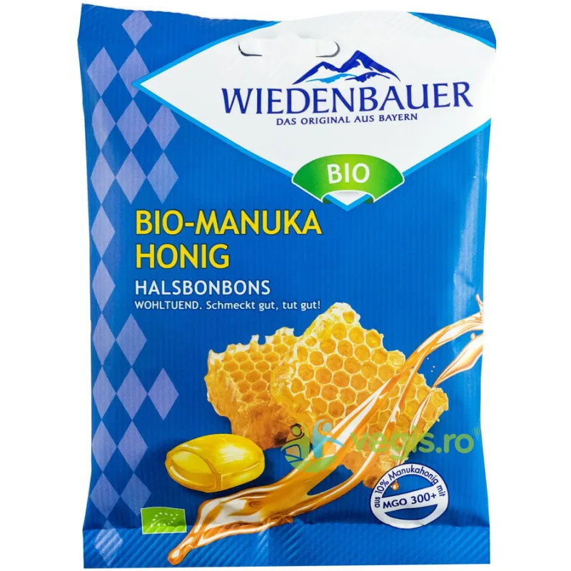 Bomboane cu Miere de Manuka Ecologice/Bio 60g WIEDENBAUER — preț și oferte