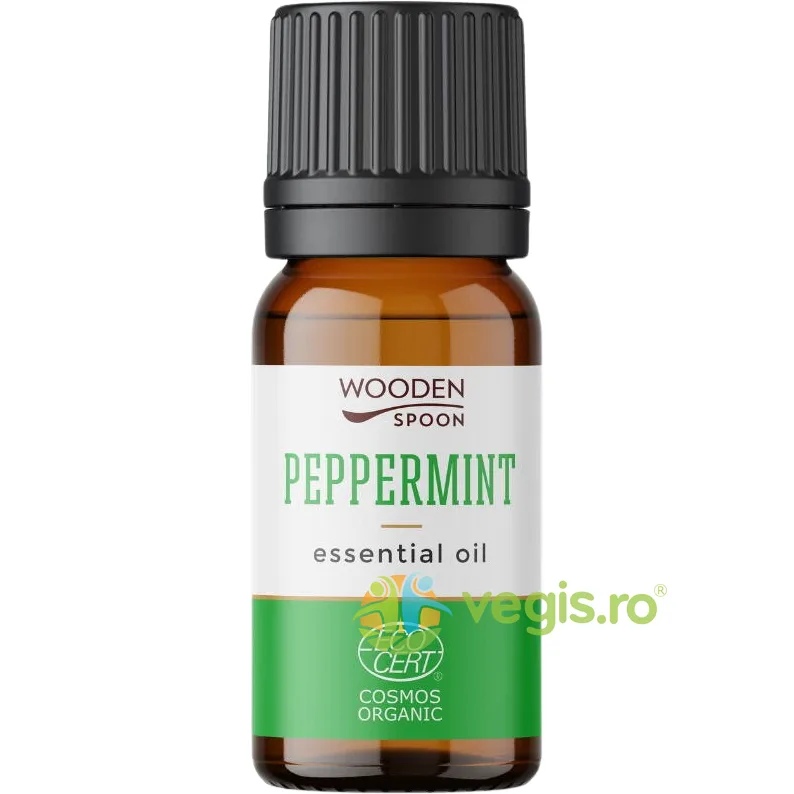 Ulei Esential de Menta (Peppermint) Bio 5ml WOODEN&nbsp;SPOON — preț și oferte