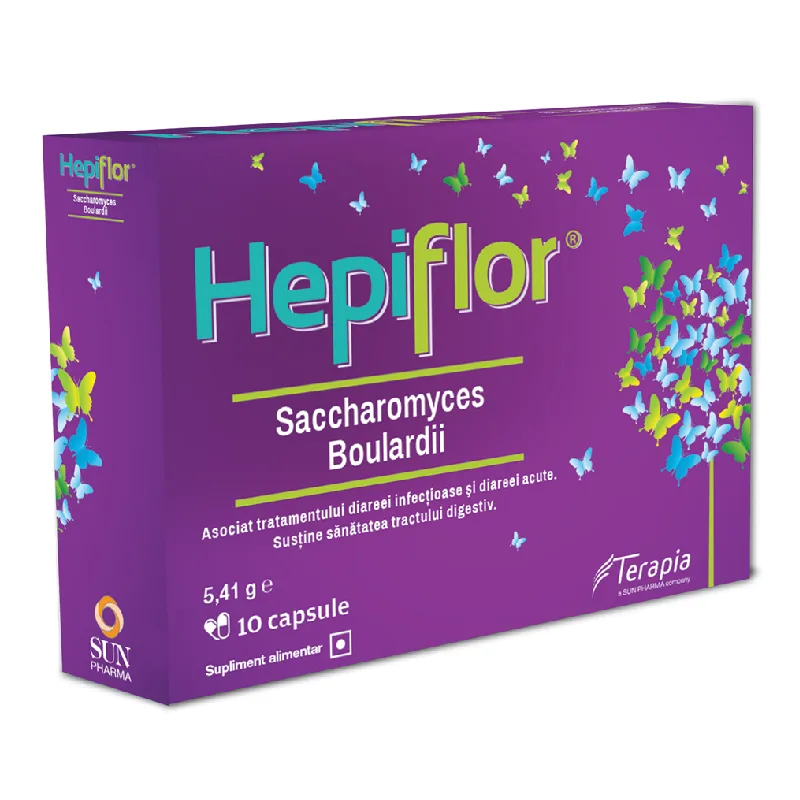 Hepiflor Saccharomyces Boulardii, 10 capsule, Terapia TERAPIA SA — preț și oferte