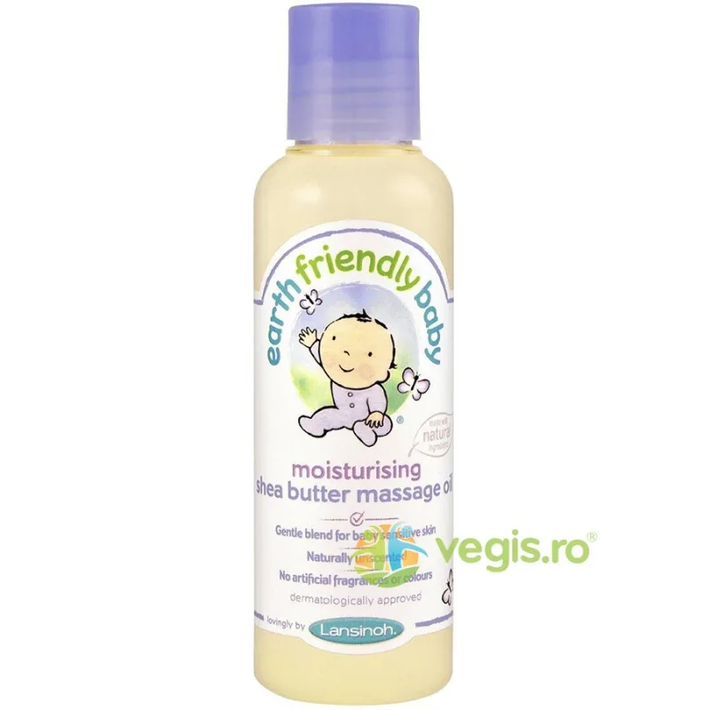 Ulei de Masaj cu Unt de Shea pentru Copii Bio 125ml EARTH FRIENDLY BABY — preț și oferte