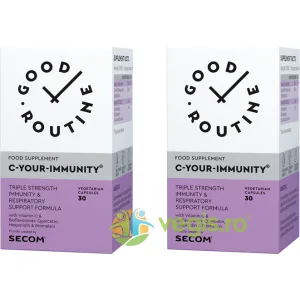 Pachet C Your Immunity 30cps vegetale + 30cps vegetale Secom,