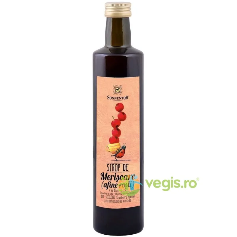 Sirop de Merisoare fara Zahar Ecologic/Bio 500ml SONNENTOR — preț și oferte