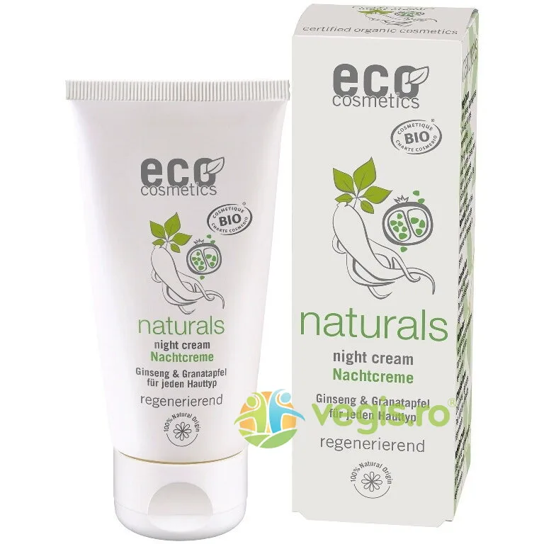 Crema de Noapte cu Ginseng si Rodie Ecologic/Bio 50ml — preț și oferte