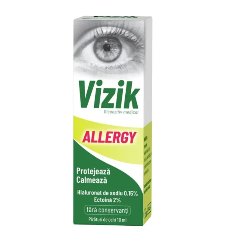 Picaturi pentru ochi Vizik Allergy, 10 ml, Zdrovit — preț și oferte