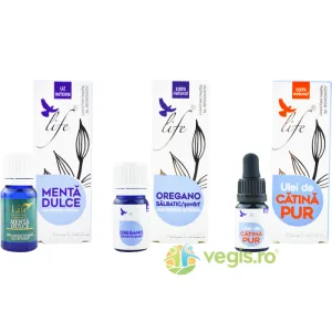 Dermatita Seboreica - Tratament uleiuri esentiale: Menta Dulce + Oregano + Ulei Pur de Catina