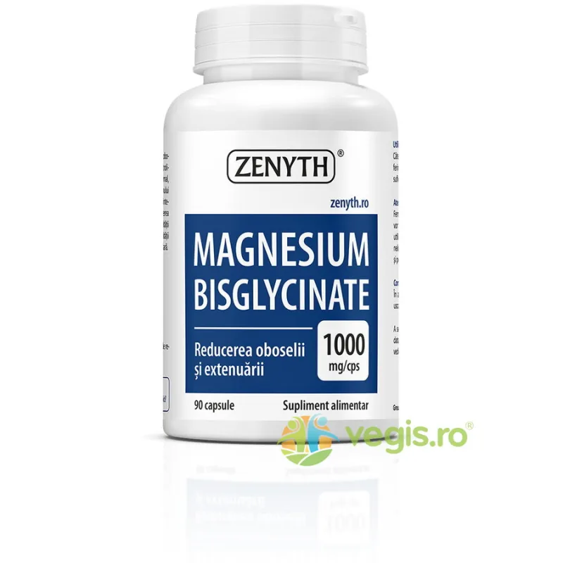 Magnesium Bisglycinate (Magneziu Bisglicinat) 90cps Zenyth — preț și oferte