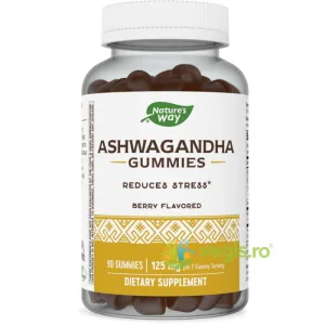 Ashwagandha Gummy 125mg cu Aroma de Fructe de Padure 90 jeleuri Secom,