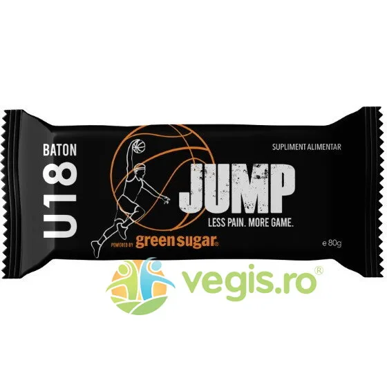 Baton U18 Jump Green Sugar 80g REMEDIA — preț și oferte
