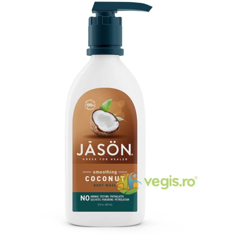 Gel de Dus cu Ulei de Cocos 887ml JASON — preț și oferte