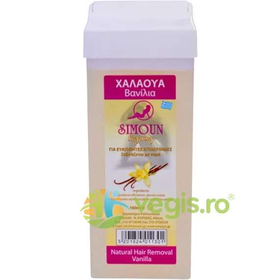 Roll-On Ceara Naturala de Zahar pentru Epilat cu Aroma de Vanilie 100ml SIMOUN — preț și oferte