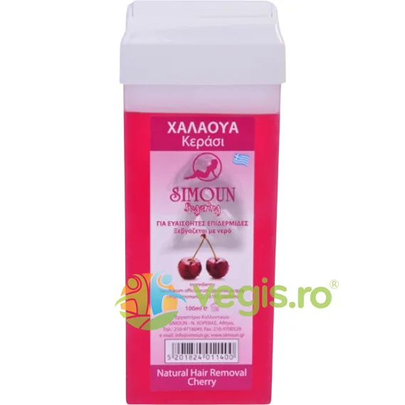Roll-On Ceara Naturala de Zahar pentru Epilat cu Aroma de Cirese 100ml SIMOUN — preț și oferte