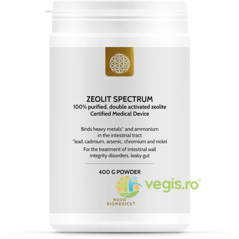 Zeolit Spectrum Pulbere (Uz Intern) 400g NOVO BIOMEDICS — preț și oferte