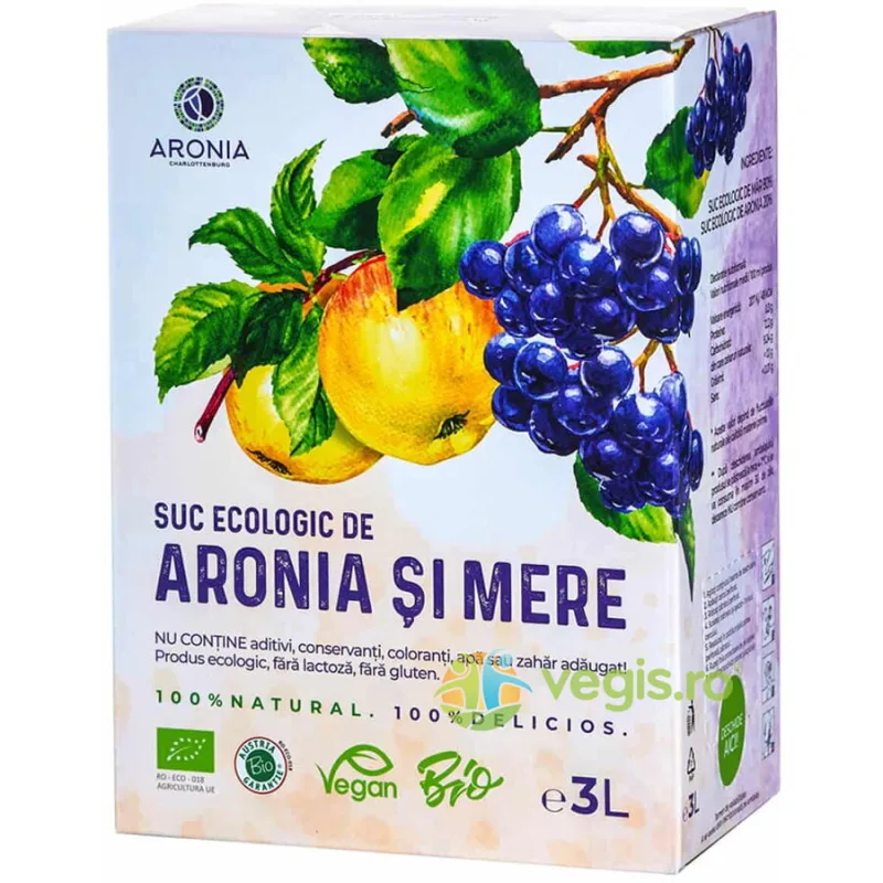 Suc de Aronia si Mar Ecologic/Bio 3L ARONIA CHARLOTTENBURG — preț și oferte