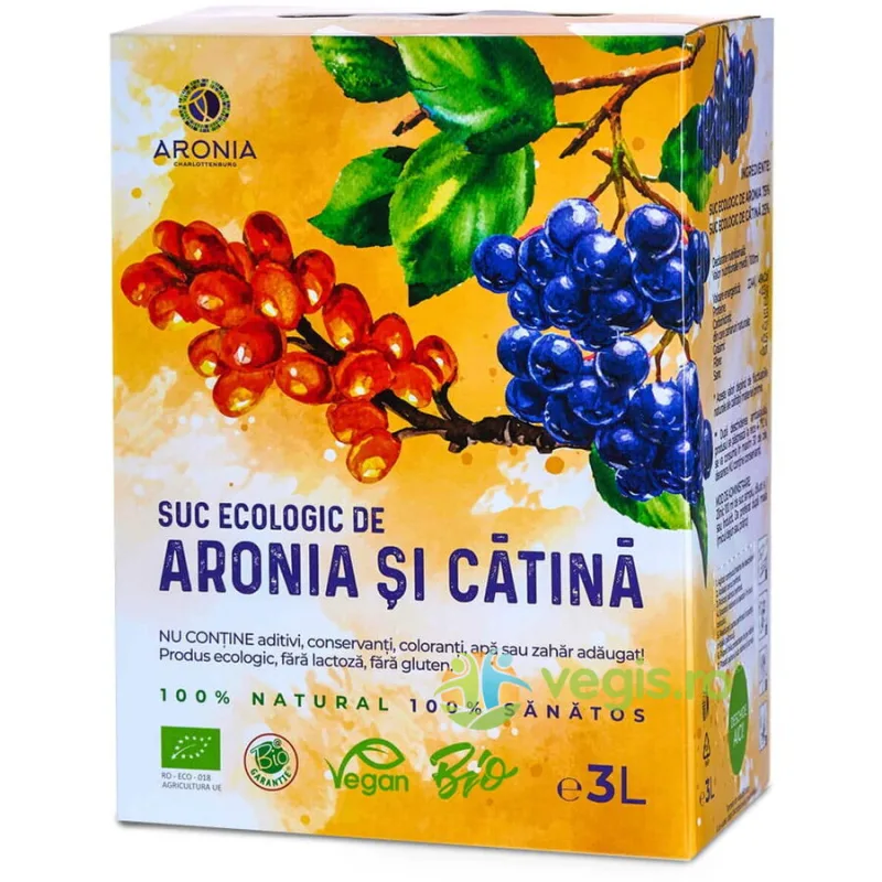 Suc de Aronia si Catina Ecologic/Bio 3L ARONIA CHARLOTTENBURG — preț și oferte