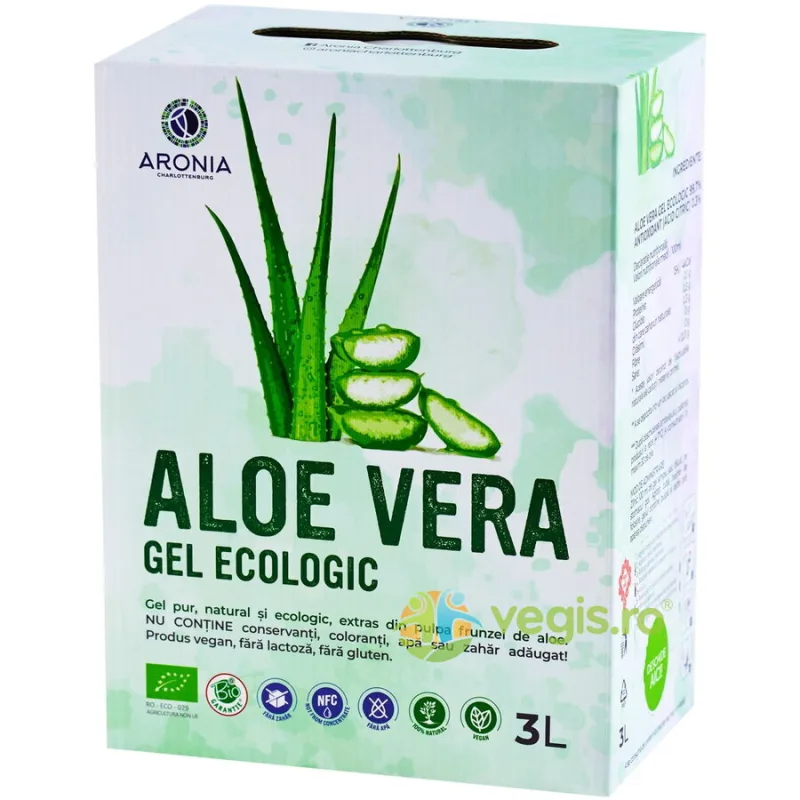 Aloe Vera Gel Ecologic/Bio 3L ARONIA CHARLOTTENBURG — preț și oferte