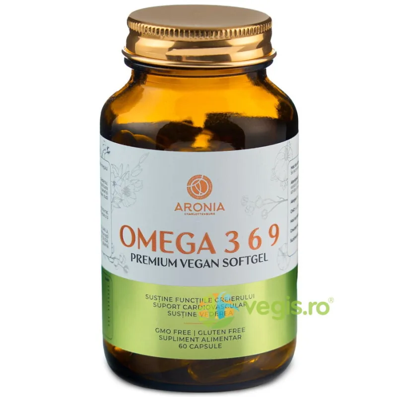 Omega 3-6-9 Vegan 60cps moi ARONIA CHARLOTTENBURG — preț și oferte