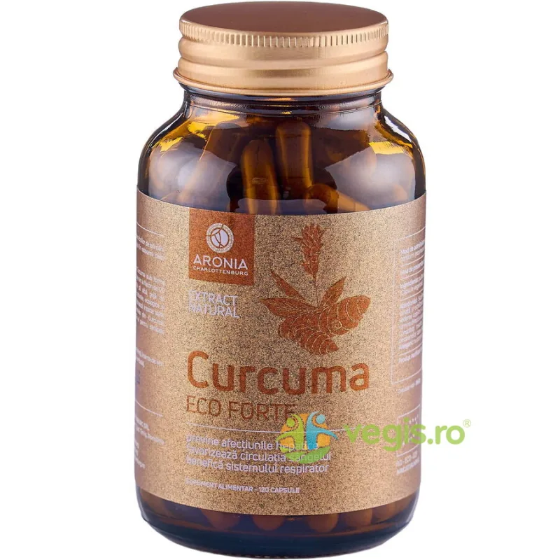 Curcuma Forte Ecologica/Bio 120cps ARONIA CHARLOTTENBURG — preț și oferte