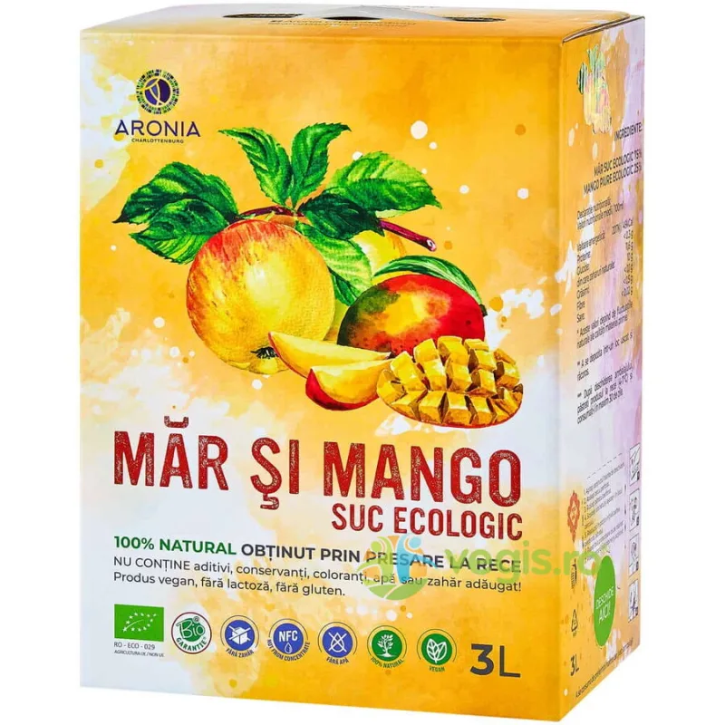 Suc de Mar si Mango Ecologic/Bio 3L ARONIA CHARLOTTENBURG — preț și oferte