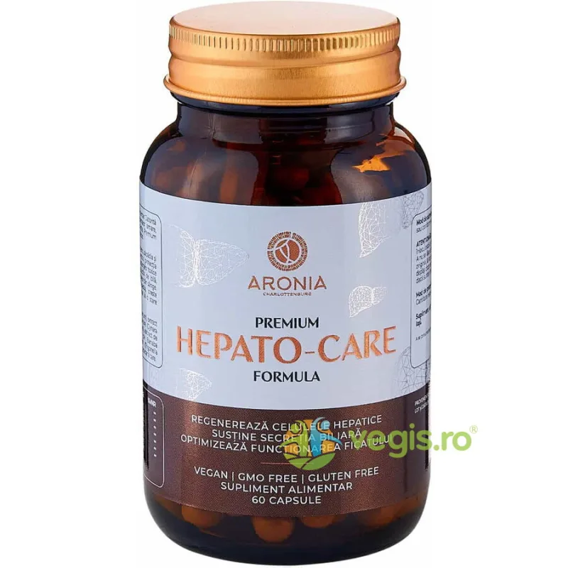Hepato-Care Formula (Ficat Sanatos) 60cps Aronia Charlottenburg — preț și oferte