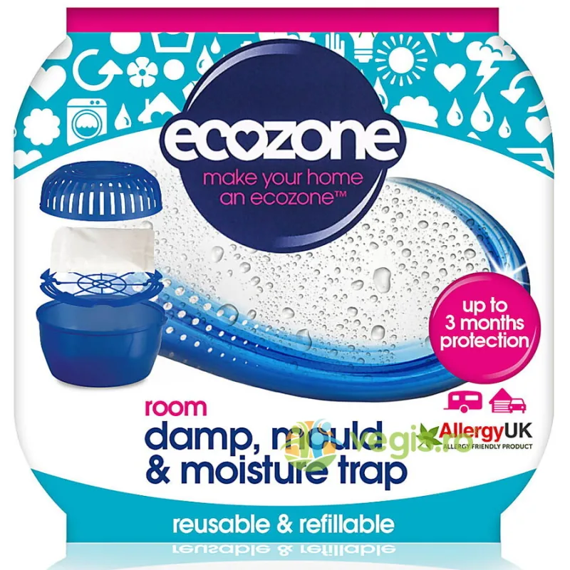 Dezumidificator pentru Camera Anti-Mucegai si Anti-Mirosuri 450g ECOZONE — preț și oferte