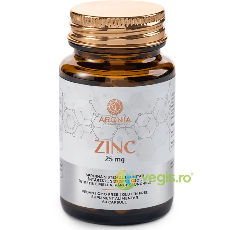 Zinc 25mg 60tb ARONIA CHARLOTTENBURG — preț și oferte