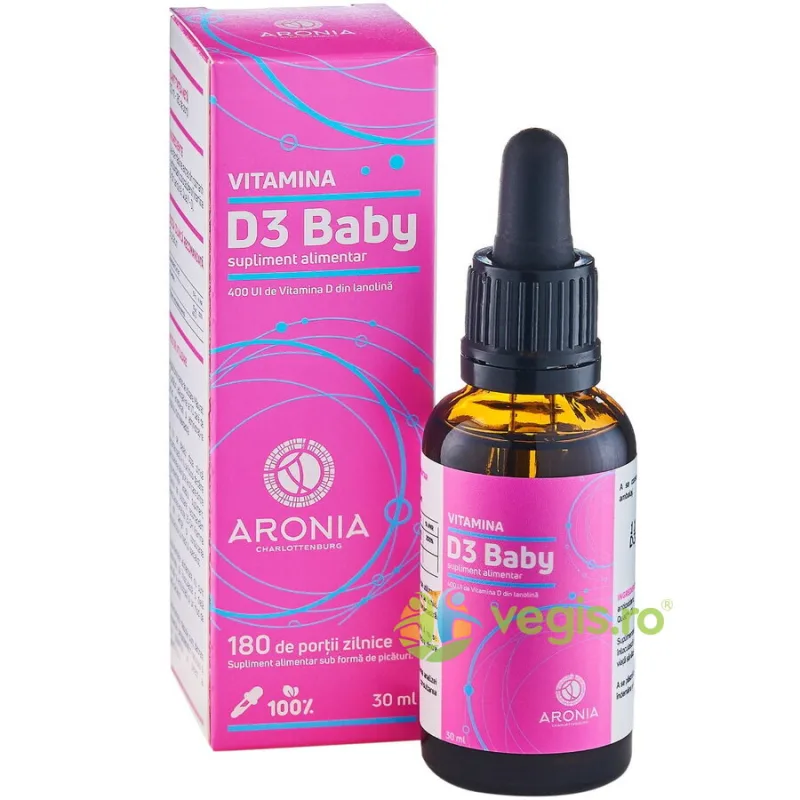 Vitamina D3 Baby 400UI 30ml ARONIA CHARLOTTENBURG — preț și oferte