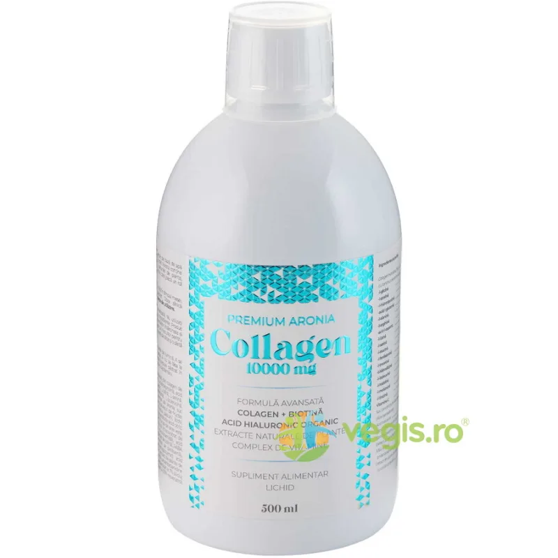 Aronia Colagen 10.000mg (Formula Avansata pentru Piele, Par si Unghii Sanatoase) 500ml ARONIA CHARLOTTENBURG — preț și oferte