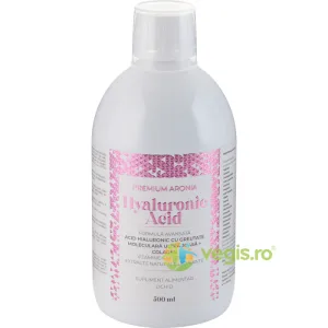 Aronia Hyaluronic Acid 120mg (Formula Avansata pentru Piele, Buze si Riduri) 500ml