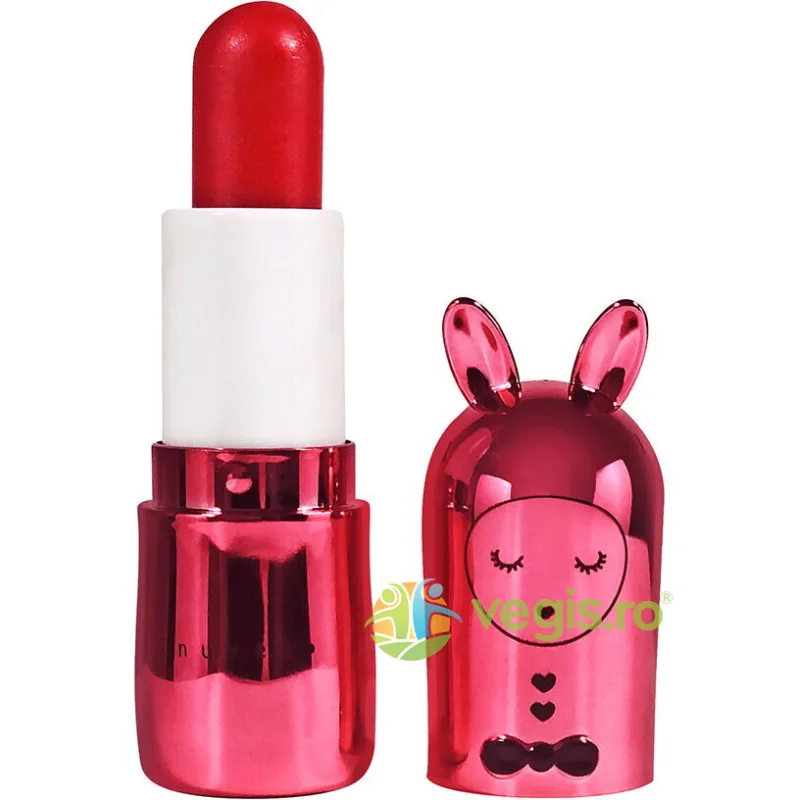 Balsam de Buze cu Sclipici pentru Copii cu Parfum de Mar, Pomme d'Amour - Red 3.5g INUWET — preț și oferte