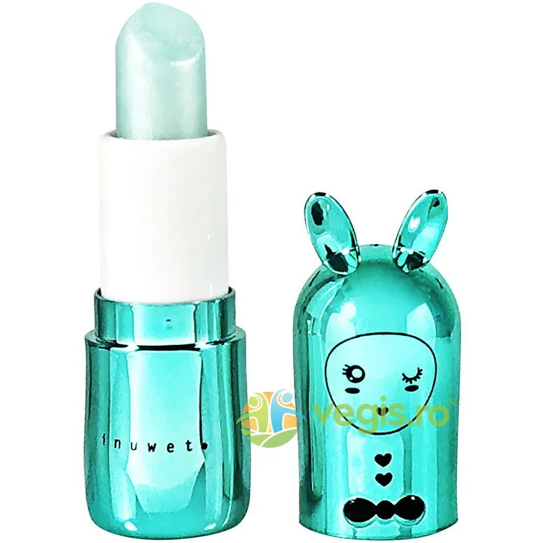 Balsam de Buze cu Sclipici pentru Copii cu Parfum de Cupcake - Turquoise 3.5g INUWET — preț și oferte
