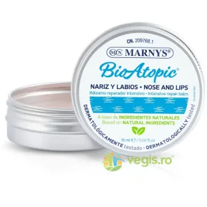 BioAtopic - Balsam Intens Hidratant pentru Buze Uscate si Nas 15ml