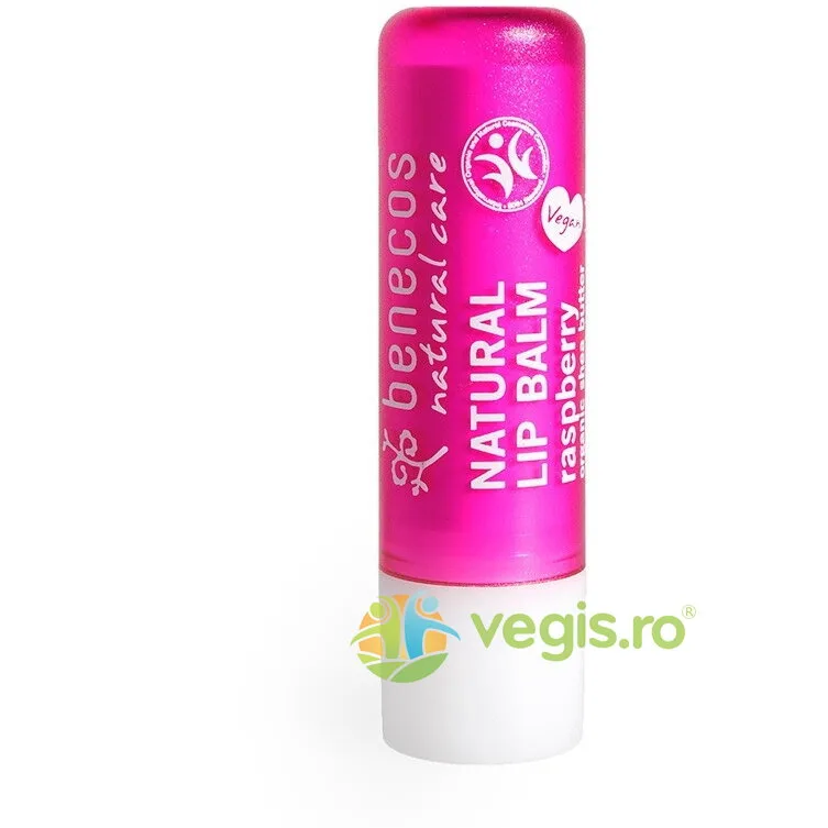 Balsam de Buze cu Unt de Shea si Zmeura 4.8g BENECOS — preț și oferte