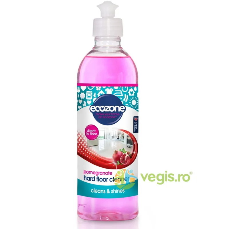 Solutie cu Rodie pentru Curatat Podele Dure 500ml ECOZONE — preț și oferte