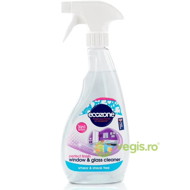 Solutie de Curatat Geamuri si Sticla 500ml ECOZONE — preț și oferte