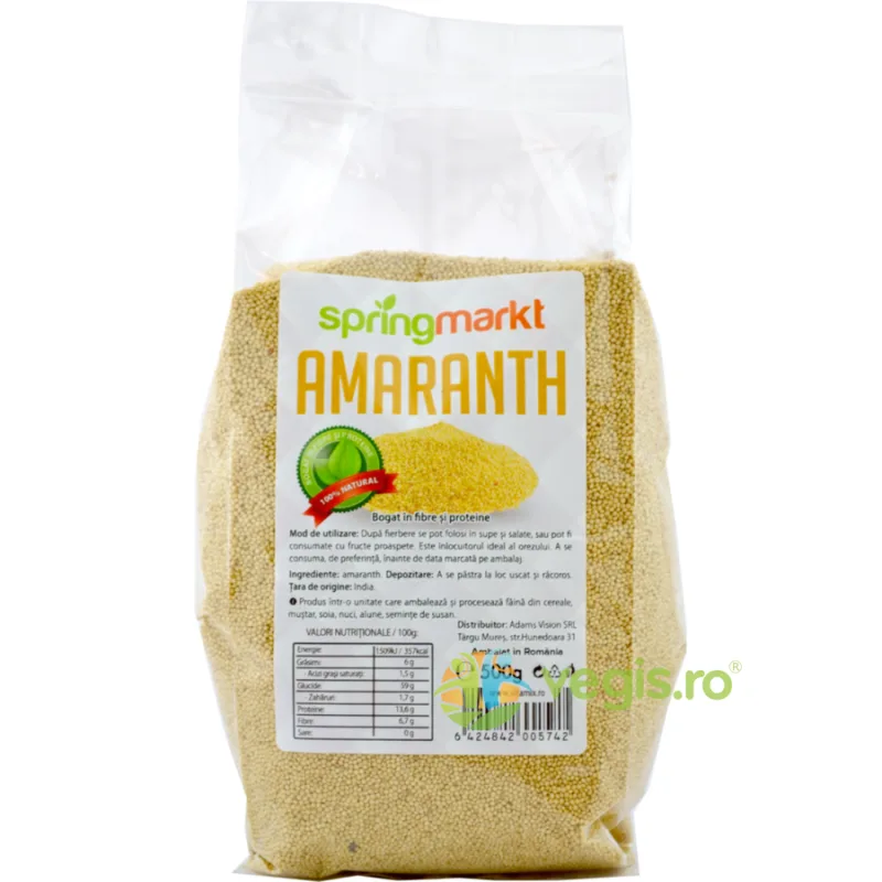 Amaranth 500g springmarkt — preț și oferte