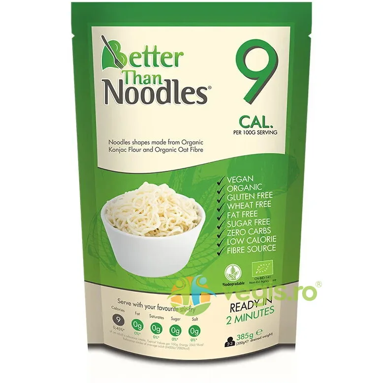 Taitei din Konjac fara Gluten Ecologici/Bio 385g Better than foods — preț și oferte