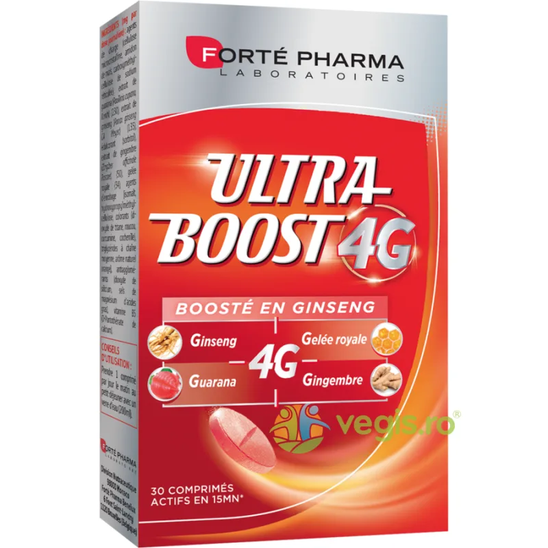 Ultra Boost 4G pentru Energie si Vitalitate 30cpr Forté Pharma — preț și oferte