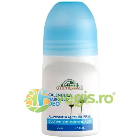 Deodorant Roll-On cu Galbenele fara Aluminiu sau Alcool pentru Piele Sensibila 75ml Corpore Sano — preț și oferte