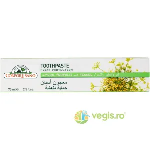 Pasta de Dinti cu Smirna, Propolis si Fenicul fara Fluor pentru Protectie si Prospetime 75ml