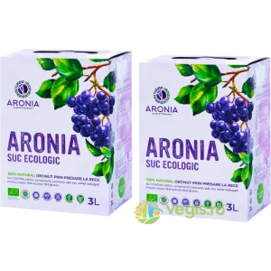 Pachet Suc de Aronia Ecologic/Bio 3L+3L