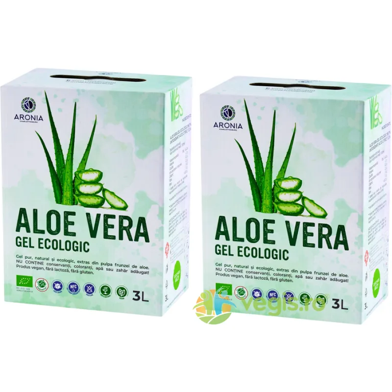 Pachet Aloe Vera Gel Ecologic/Bio 3L+3L ARONIA CHARLOTTENBURG — preț și oferte