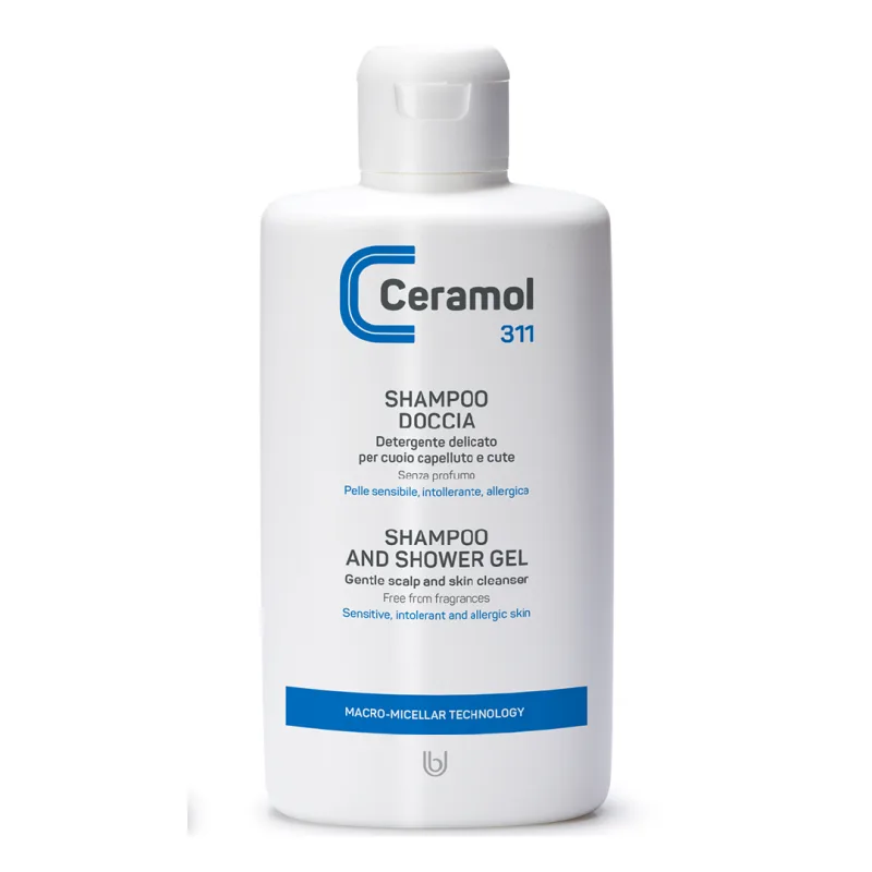 Sampon si Gel de dus pentru piele si scalp sensibil, 200 ml, Ceramol — preț și oferte