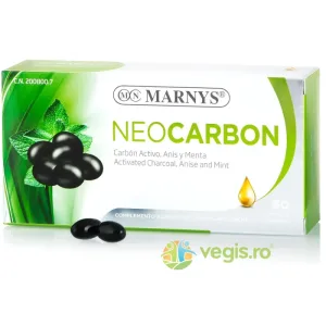Neocarbon - Carbune Activ, Anason si Menta (Formula pentru Digestie si Constipatie) 60cps moi