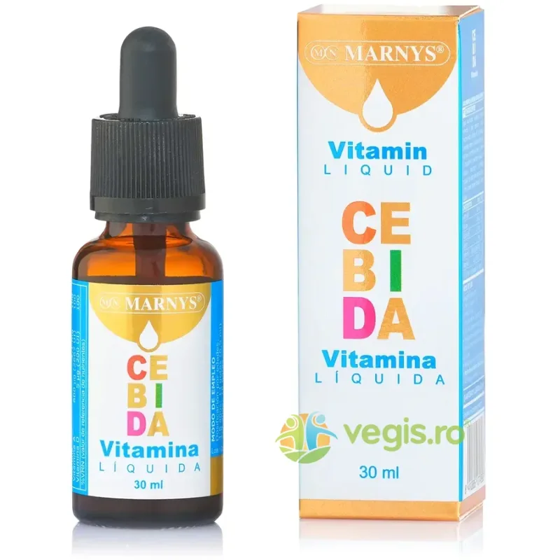 Multivitamine CEBIDA – Complex cu 6 Vitamine pentru Copii si Adolesceti 30ml MARNYS — preț și oferte