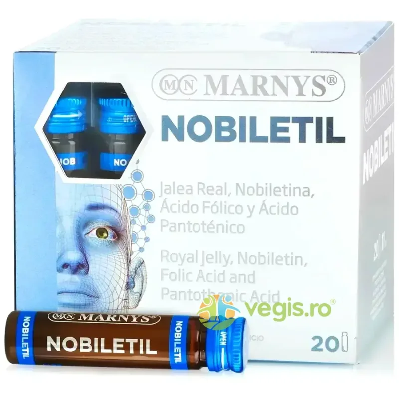 Nobiletil - Memorie, Concentrare si Performante Intelectuale 20 fiole MARNYS — preț și oferte