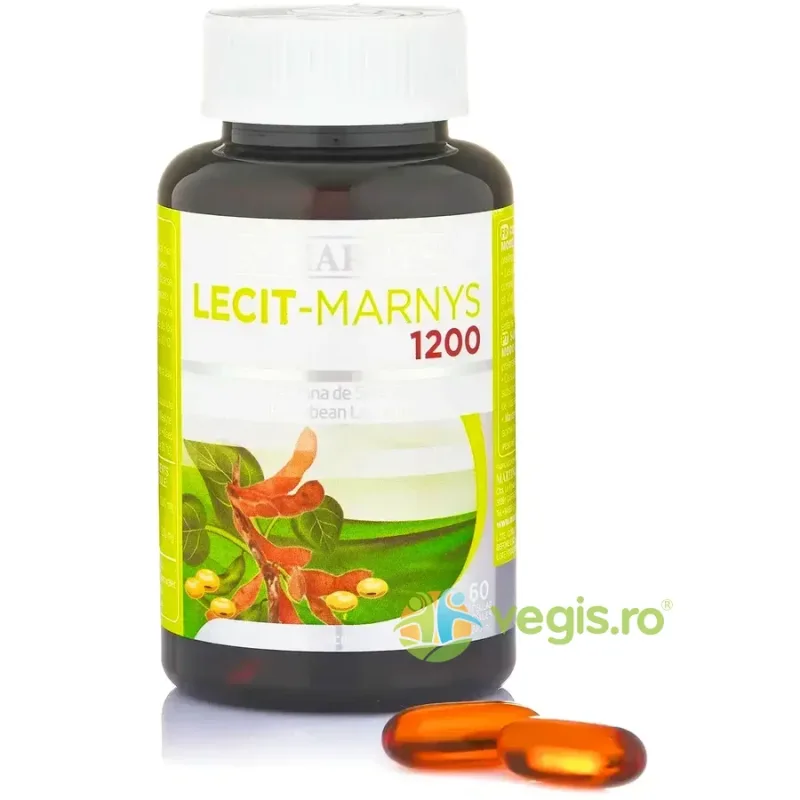 Lecitina din Soia 1200mg 60cps MARNYS — preț și oferte
