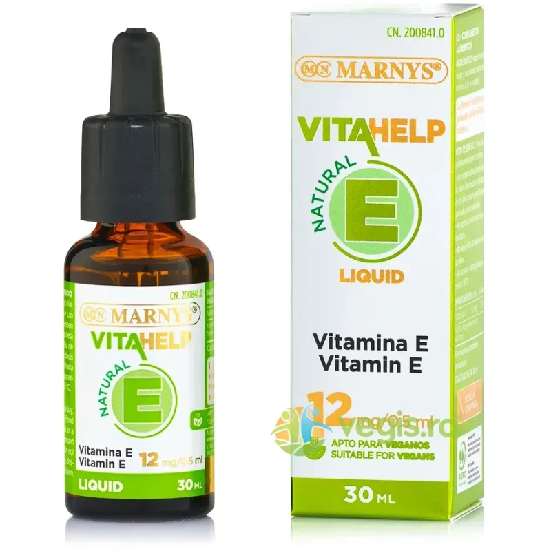Vitamina E Lichida (D-Alfa-Tocoferol) 30ml MARNYS — preț și oferte