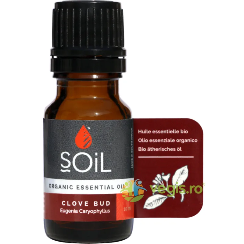 Ulei Esential de Cuisoare (Clove Bud) Ecologic/Bio 10ml SOiL — preț și oferte