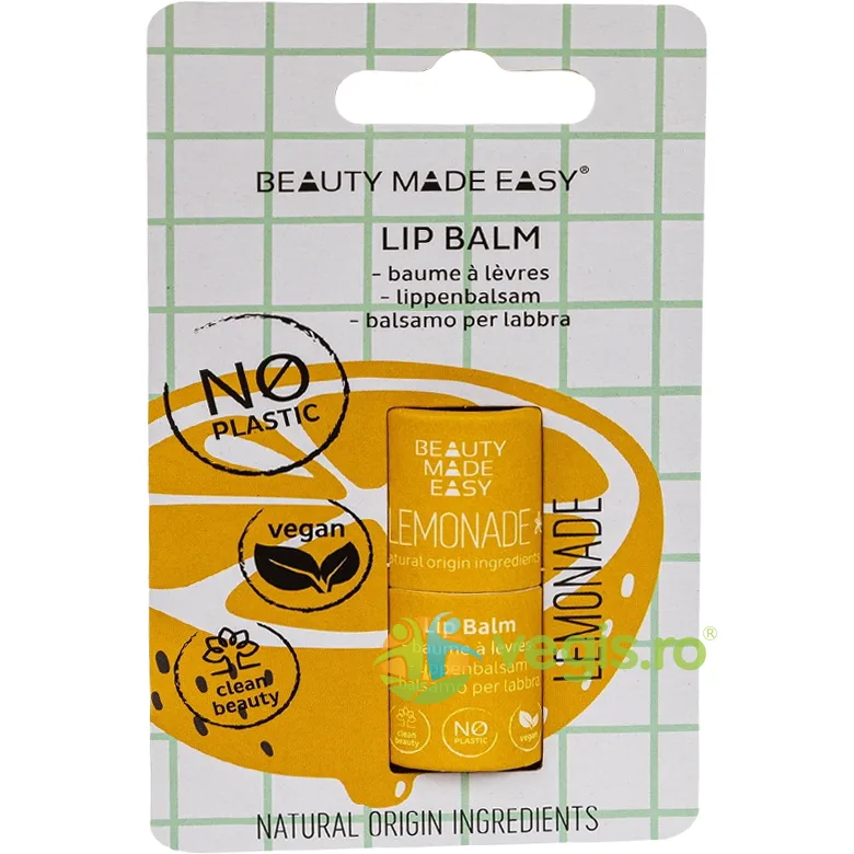 Balsam de Buze Lemonade 5.5g BEAUTY MADE EASY — preț și oferte
