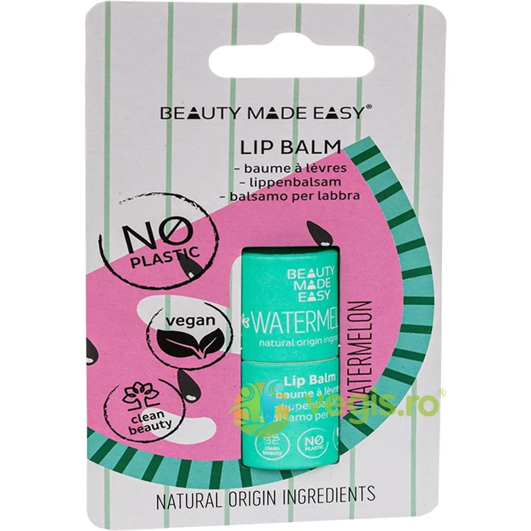 Balsam de Buze Watermelon 5.5g BEAUTY MADE EASY — preț și oferte